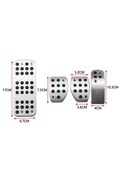 Choice Mt With Rest Pedal Brake Clutch Pedals Kit Cover For For Peugeot 207 301 307 208 2008 308 408 Cc/cit