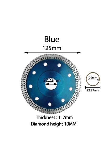 Choice 125mm Diamond Saw Blade 105 115 125mm Porcelain Tile Ceramic Granite Marble Cutting Blades For Angle