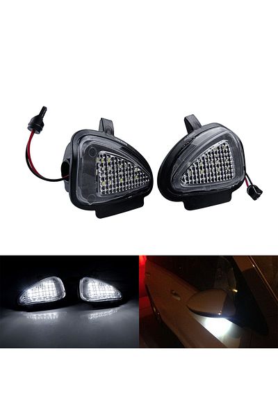 Choice 6000k أبيض 2x مصباح LED للبركة أسفل المرآة لسيارة فولكس فاجن جولف Mk6 جيتا Mk4 باسات Eos شاران توران تيجو