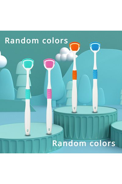 Choice 1pc 1pc Tongue Scraper, Reduce Bad Breath For Oral Care, Tongue Cleaners,tongue Cleaning Tools For A