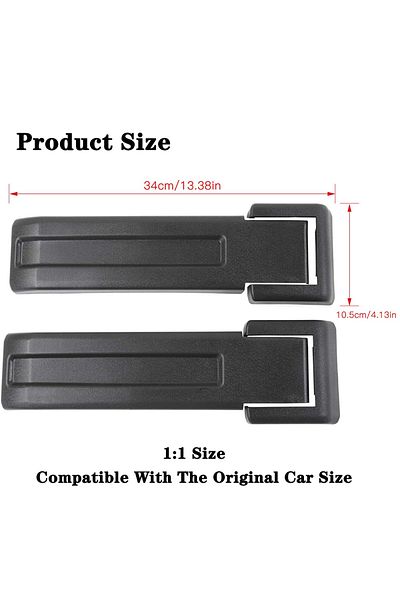 YOCTM Black Car Tailgate Rear Door Spare Tire Holder Hinge Decoration Cover Trim For Jeep Wrangler Jk Jku