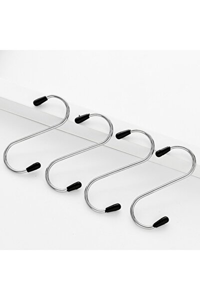 Choice G525 4 قطع خطافات على شكل حرف S متعددة الوظائف من الفولاذ المقاوم للصد...