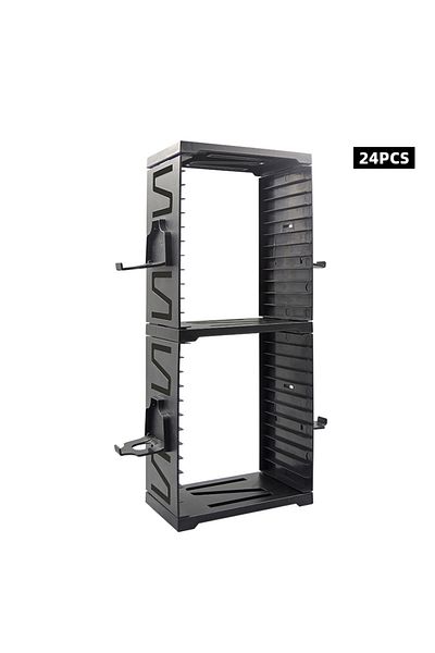 Choice 24pcs Data Frog Storage Shelf, Game Disk Tower Rack, Playstation 4, 5, Ps4, Ps5, Nintendo Switch, Xb
