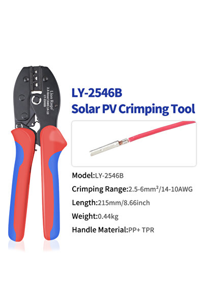 Choice LY-2546B Solar photovoltaic tool MC4 terminal crimping pliers LY-2546B...