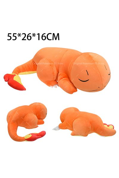 Choice Charmander 35cm Original Pokemon Plush Sleep Charmander Pillow Soft Stuffed Animal Toys Kawaii Anime