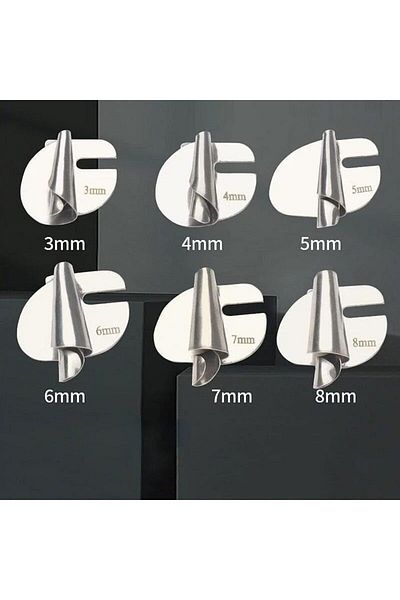 Choice 6pcs 6 Pieces Domestic Sewing Machine Curling Machine Spiral Curling Machine 3mm-8mm