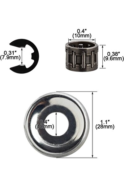 Choice طقم غسالة سلسلة أسطوانة القابض مقاس 3/8 بوصة و6 طن لسلسلة المنشار STIHL MS170 MS180 MS210 MS230 MS250 01...