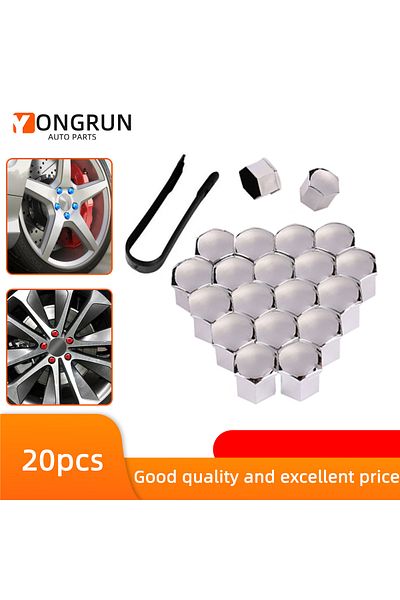 Choice 20Pcs Car Wheel Nut Caps Auto Hub Screw Cover 17mm 19mm 21mm Bolt Rims Exterior Decoration Specia...