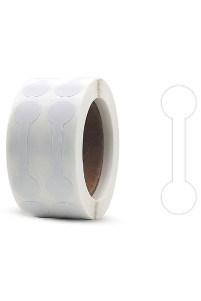 Choice Syf-160 500pcs/roll Kraft Paper Jewelry Price Label Stickers Dly Tags Dumbbell Designs For Rings, Ne