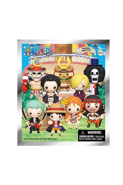 Choice Mn-70115 1pc One Piece Officially Licensed Mystery Bulk Bag Clip Series 2 Random One Luffy And Other