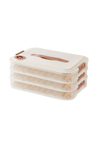 Choice One Size C Multilayer Kitchen Food Grade Multilayer Dumpling Storage Box For Freezing And Fresh Keep