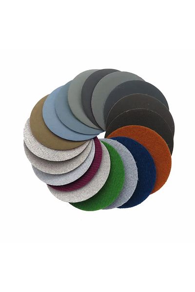 Choice Mixed 202 Pcs 2 Inch Wet Dry Sandpaper 202 Pcs Assorted 60-7000 Grit Sanding Disc 50mm With Hook &lo