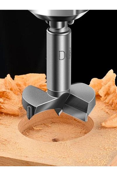 Choice White 1pc 15/20/25/30/35mm Wood Drill Bit Self Centering Hole Saw Cutter Wood Hole Drilling Tools Fo
