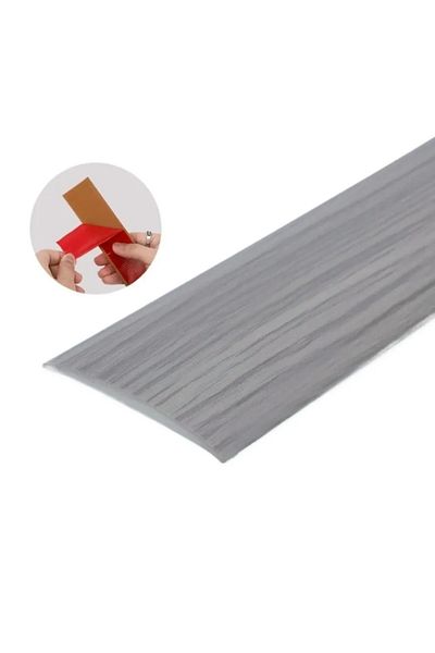 Choice 4cm 3m Gray Woodgrain 1pc 1m/3m Self-adhesive Floor Cover Strips Carpet Edge Trim Strip Floor Transi