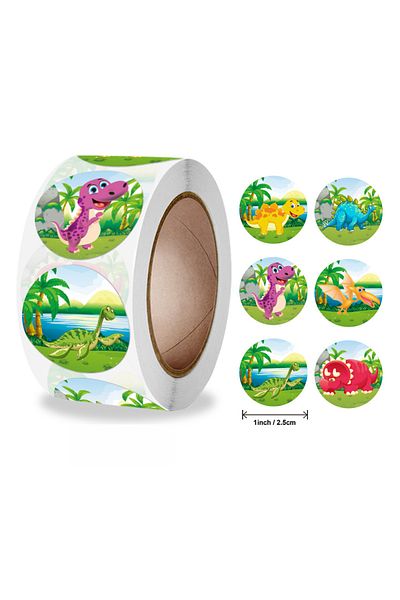 Choice H0391-100pcs 100-500pcs Dinosaur Animals Cartoon Stickers For Kids School Teacher Classroom Use Kids