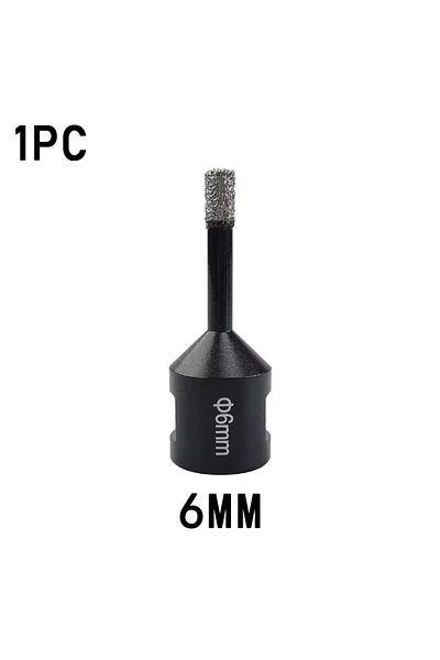 SHENSEN 6mm 1 Pcs M14 Thread Diamond Dry Vacuum Brazed Drilling Core Bits Set Porcelain Tiles Crowns Drill G