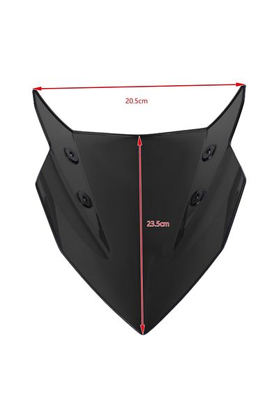 Choice Artudatech Windshield Windscreen Wind Shield Protector for Kawasaki Z400 2018-2022