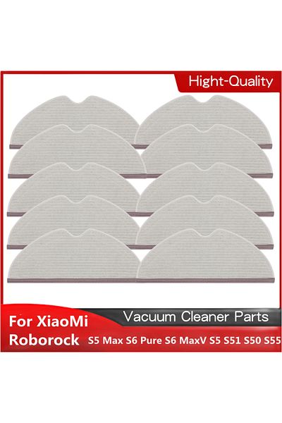 Choice 10pcs Upgraded Version Cleaner Robot Mop Cloths Rags For Xiaomi Roborock S5 Max S6 Pure S6 Maxv S5 S