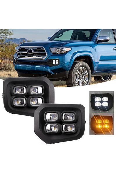 Choice Led Daytime Running Light Fog Lamp for Toyota Tacoma DRL 2016 2017 2018 2019 2020 Bumper Driving ...