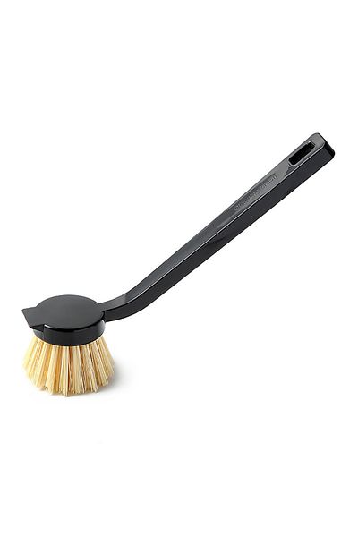 WHPHous Black 1 Pcs Pot Brush Dishwashing Brush Oil Free Long Handle Pots Brush Cleaning Dishwashing Brush K