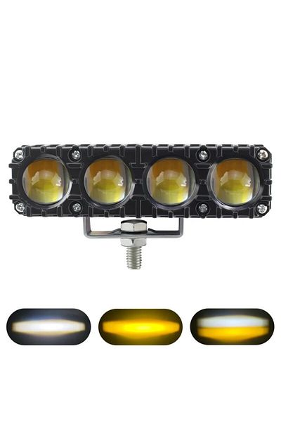 Choice مصباح ضباب رباعي العيون، شريط عمل LED، مصابيح تشغيل 12 فولت 24 فولت 18 وات، مصباح ضباب موضعي لشاحنة جيب، سيارة جرار، سيارة رياضية متعددة الاستخدامات
