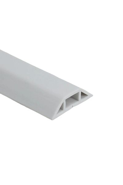 Choice White 1pc 1m Floor Cable Protectors Pvc Cable Protectors Self-adhesive Cable Protectors Cable Hiding