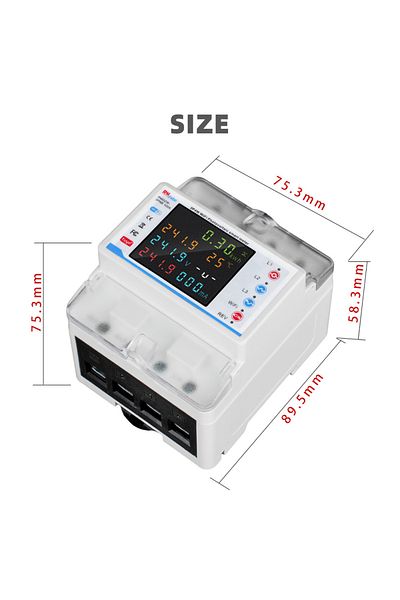 Choice Tuya WiFi Smart Circuit Breaker Bidirectional Metering Power Meter Reclosure Switch with Multiple...