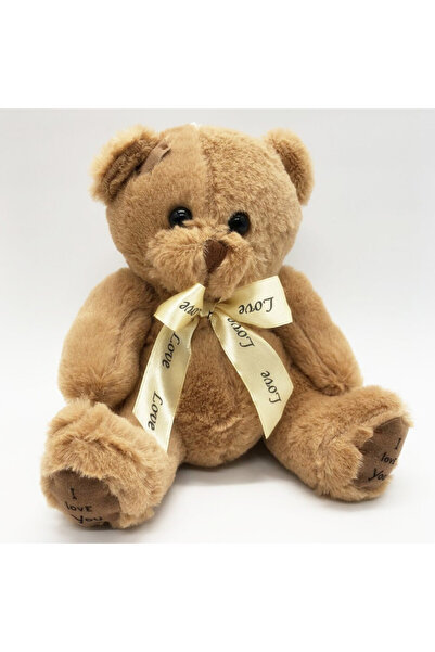 Choice دمية دب كاواي باتش 18 سم، بنية فاتحة، ناعمة، محشوة، دمية دب تيدي، عيد ...