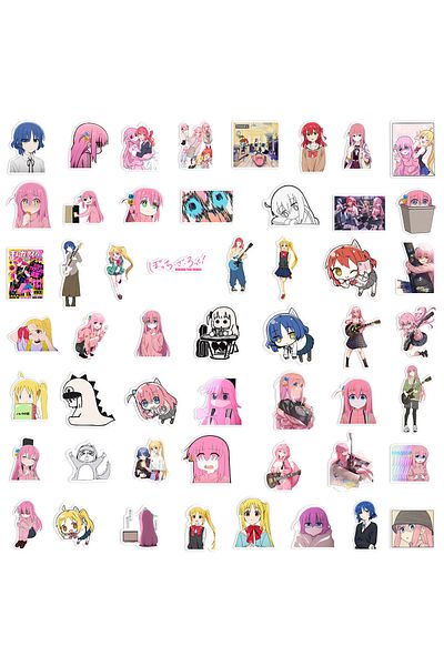 Choice L50-288 50pcs/set Anime Stickers Diy Motorcycle Helmet Phone Skateboard Cartoon Decal Sticker Packs