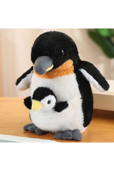 Choice About 25cm Mom Child Penguin Artificial Creative Mother And Child Animal Plush Doll Koala Penguin Br