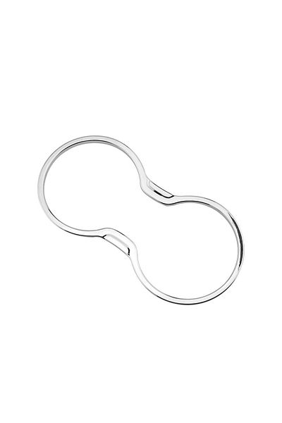 Choice Matt Silver Car Chrome Front Water Cup Holder Panel Cover Trim Inner Decoration Stickers For Jeep Ne