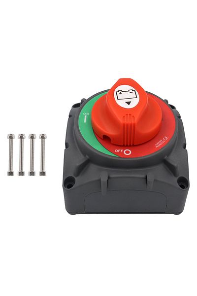 Choice Packaged One High Current Battery Disconnect Switch, 600a Continuous Battery Master Switch, 12v-48v