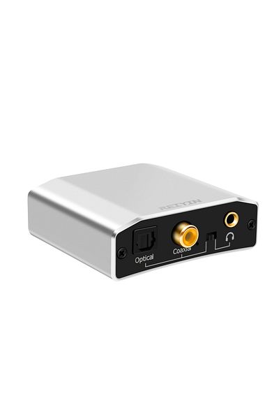 Choice محول Reiyin DAC USB C إلى محول بصري محوري تناظري 3.5 مم 192 كيلو هرتز 24 بت