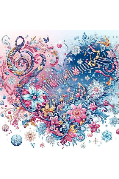 Choice Music Love Diy Music Love 5d Special Shape Diamond Art Kits For Beginners, Diamond Art Painting Kits