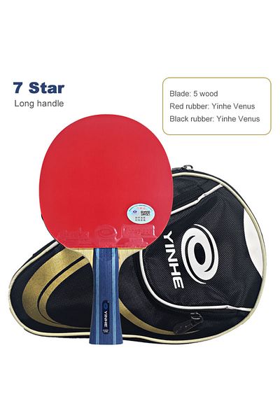 Choice مضرب تنس الطاولة الاحترافي Yinhe ذو المقبض الطويل 7/8/9/10 Star Carbon Offensive Ping Pong R