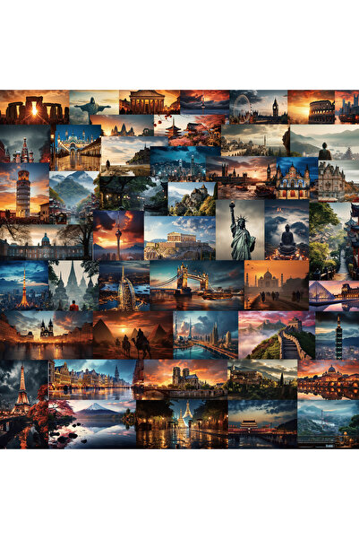 Choice 50 قطعة من ملصقات السفر ذات المعالم العالمية، ملصقات الألعاب الكلاسيكية، ملصقات الهدايا التي يمكنك صنعها بنفسك، ملصقات الأطفال