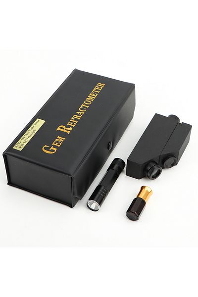 JUANJUAN Rhg-181 Professional Gem Refractometer 1.30 ~ 1.81 Ri Range Gemstone Ldentification W/ Monochromatic
