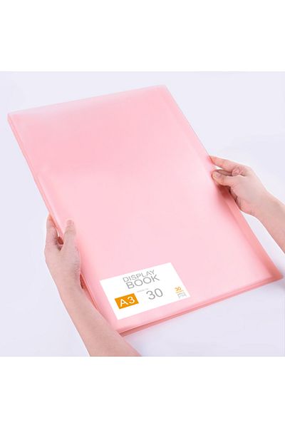 Choice Pink Pink 30 Pages Diamond Painting Storage Book Clear Pockets Folder Photo Album Large Capacity Sch