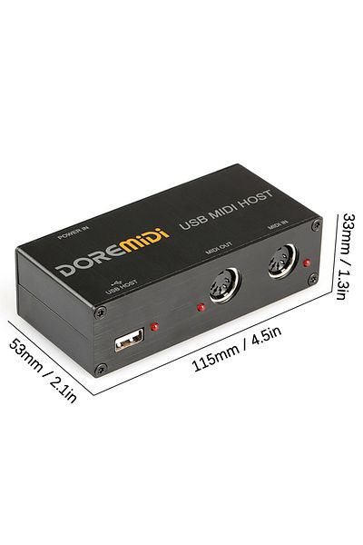 Choice USB to MIDI Host Guitar Effector MIDI Synthesizer MIDI Generator MIDI Interface Devices Electroni...