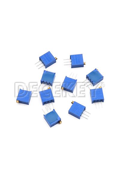 Choice 10k Ohm 10pcs 3296w Potentiometer Precision Adjustable Resistance Multi-turn Trimming 1k 2k 5k 10k 1