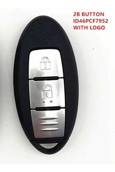 Wilongda 2 Button Id46 2/3 Buttons Keyless Smart Remote Car Key Fob 433mhz Id46 Pcf7952 Chip For Nissa Micra