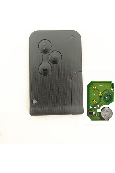 Wilongda 1pcs For Scenic Key 1/5pcs 3 Buttons Half Smart Remote Car Key 433mhz Id46 Pcf7947 Chip For Renaul