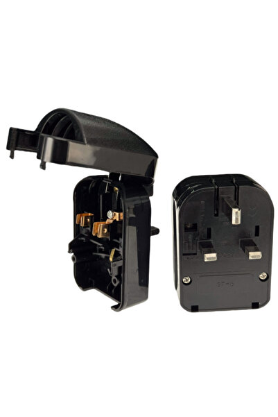 Choice محول كابل الطاقة عبر الإنترنت من المملكة المتحدة باللون الأسود العالمي 13 أمبير 250 فولت من هونج كونج وسنغافورة وماليزيا والمملكة المتحدة