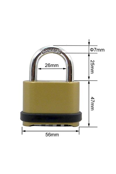 Choice Gold Egfirtor 4 Digitals Code Password Combination Zinc Alloy Lock Padlock Hardware Accessories Wate