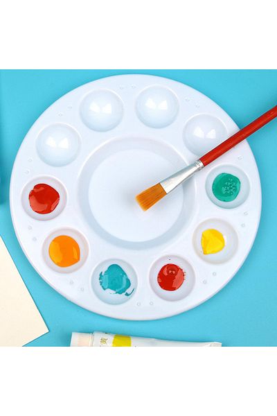 Choice 1 Pcs Bview Art 10 Holes Palette Artist Children Students Art Craft Color Mixing Tray Portable Paint