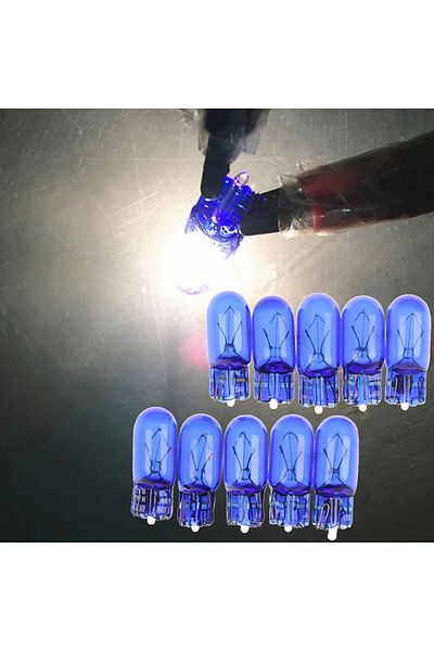 Choice 10x T10 168 W5W 5W halogen white globe xenon sidelight front headlight bulb 12V