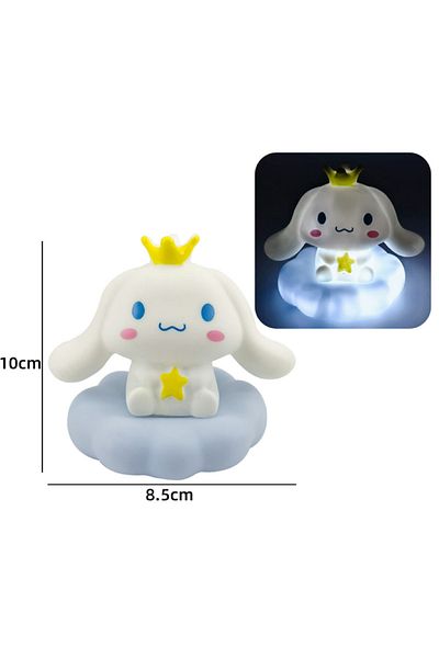Choice 03 Sanrio Hello Kitty Kuromi Cinnamoroll Night Light Glowing Children Toy Bedside Lamp Anime Kawaii