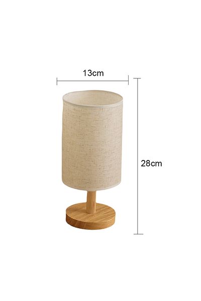 lyfs Gary Led Table Lamps Simple Chinese Style Decoration Lamp Dimmable Usb Plug Night Light Fabric Lamps