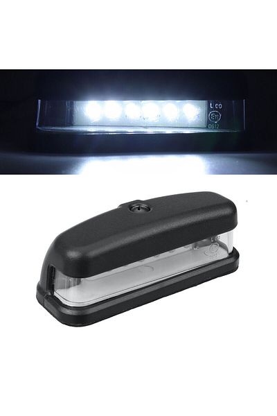 Choice 1 قطعة 6 LED ضوء لوحة رقم الترخيص الخلفي مصباح عالمي شفاف 10-30 فولت للشاحنات SUV مقطورة شاحنة...