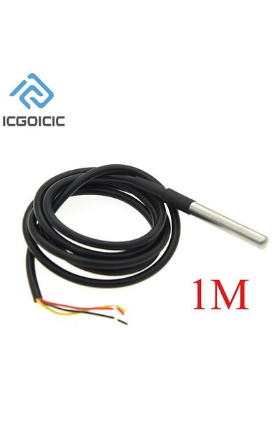 Choice 1m 1pcs Direct Waterproof Ds18b20 Digital Temperature Sensor (PROBE) A Large Number Of Original Spot